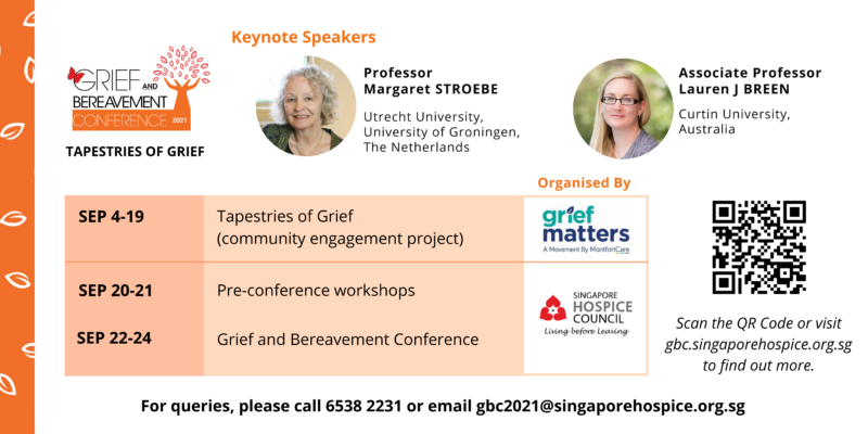 Grief and Bereavement Conference 2021 organised by Singapore Hospice Council